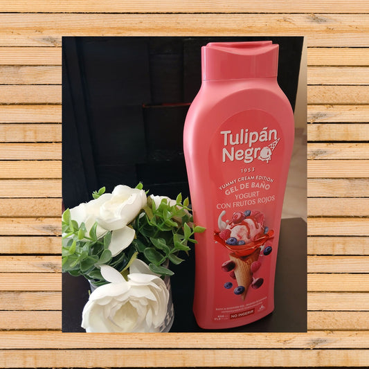 Gel Douche Tulipan Negro Yaourt fruit rouge