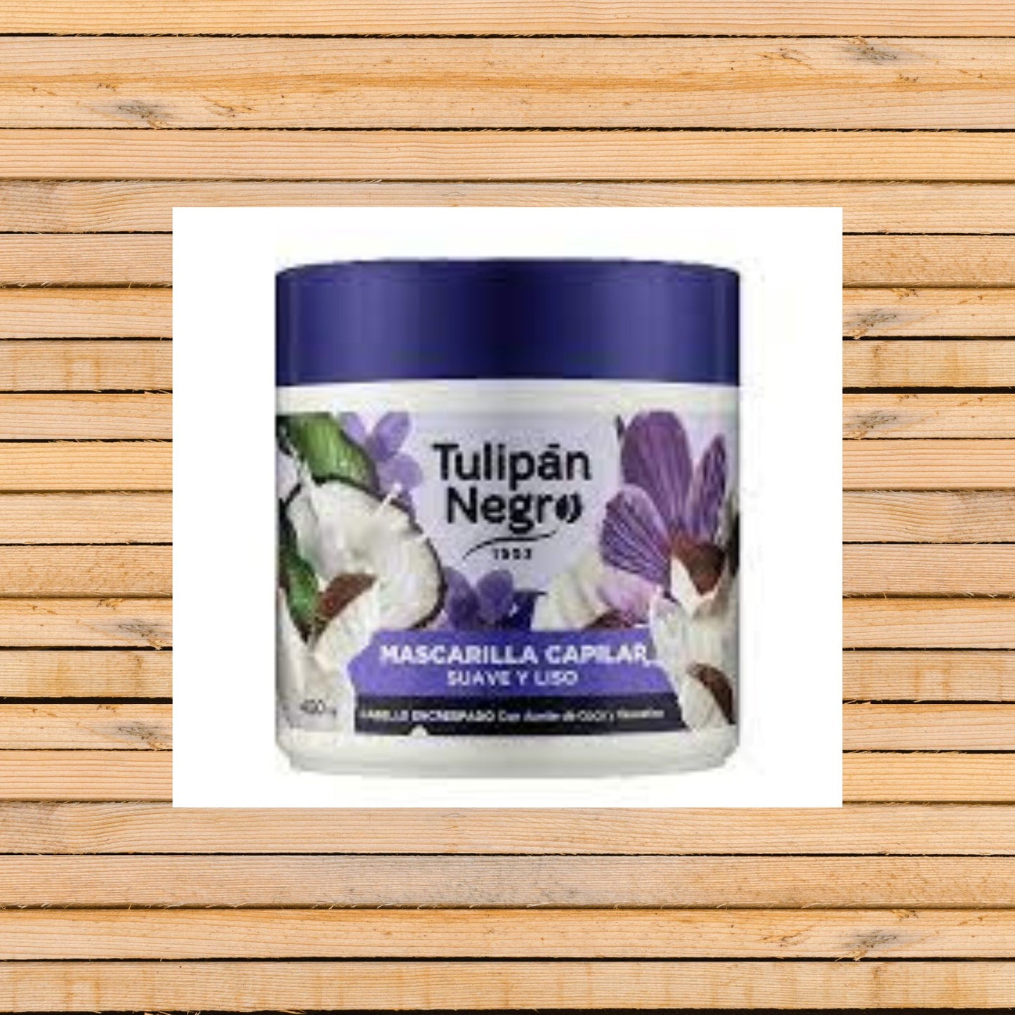 Masque Cheveux Tulipan Negro Lissant